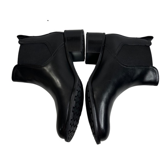 Cole Haan Shoes for Crews Black Leather Chelsea Boots W25099 Slip Resistant 7B - Picture 3 of 10